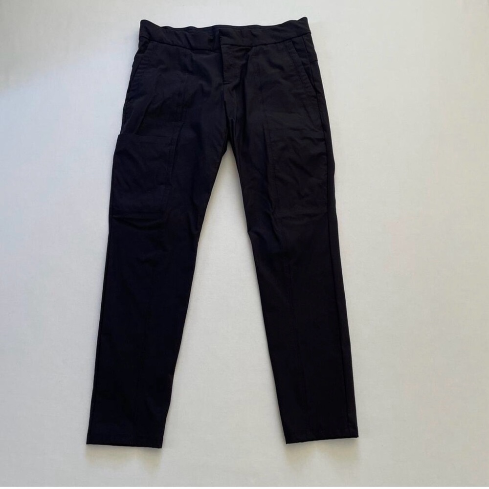 Athleta Wander Stash Skinny Pant Black Size 10P Petite Technical Travel Trousers
